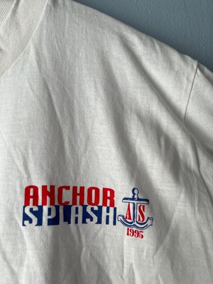 NOS Delta Gamma Anchor Splash 1995 T-shirt Single Stitch 90s Double Sided VTG XL - Picture 3 of 10